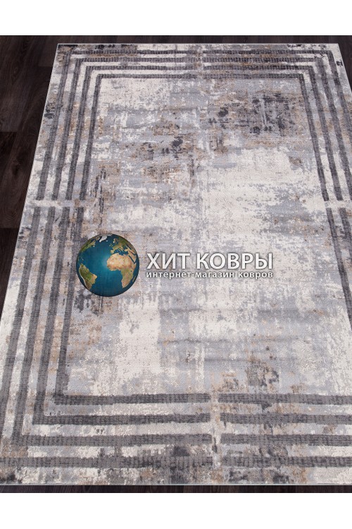 Турецкий ковер Efes 510 Белый-коричневый